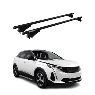 OMAC® - Black Flush-Mounted Roof Rails Cross Bars