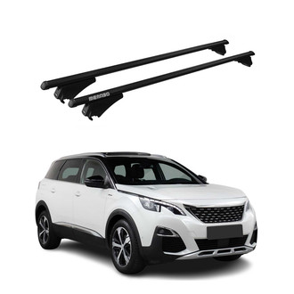 OMAC® - Black Flush-Mounted Roof Rails Cross Bars