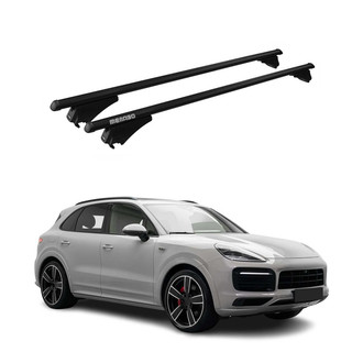 OMAC® - Black Flush-Mounted Roof Rails Cross Bars