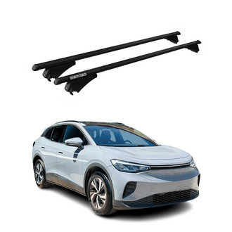 OMAC® - Black Flush-Mounted Roof Rails Cross Bars