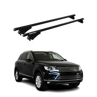 OMAC® - Black Flush-Mounted Roof Rails Cross Bars