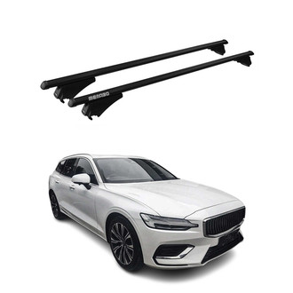 OMAC® - Black Flush-Mounted Roof Rails Cross Bars