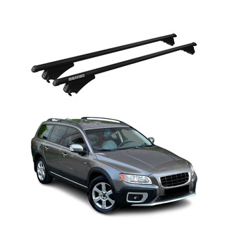 OMAC® - Black Flush-Mounted Roof Rails Cross Bars