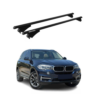 OMAC® - Black Flush-Mounted Roof Rails Cross Bars