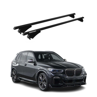 OMAC® - Black Flush-Mounted Roof Rails Cross Bars