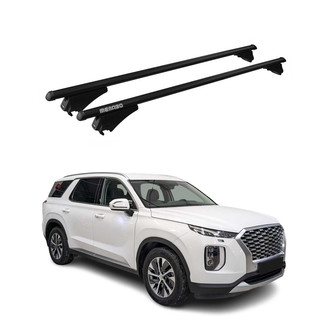 OMAC® - Black Flush-Mounted Roof Rails Cross Bars