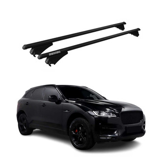 OMAC® - Black Flush-Mounted Roof Rails Cross Bars