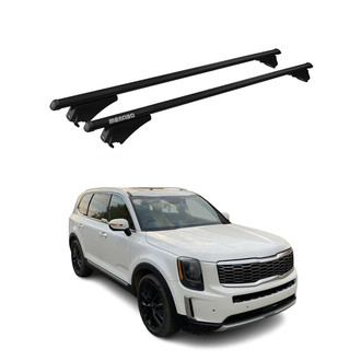 OMAC® - Black Flush-Mounted Roof Rails Cross Bars