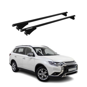 OMAC® - Black Flush-Mounted Roof Rails Cross Bars