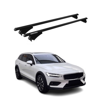 OMAC® - Black Flush-Mounted Roof Rails Cross Bars