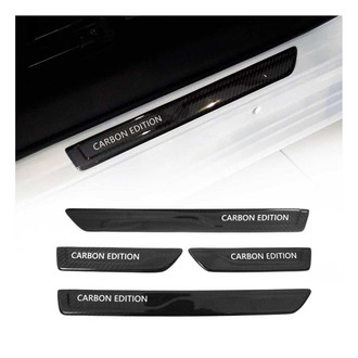 OMAC® - Carbon Fiber Door Sill Covers with Carbon Edition Logo