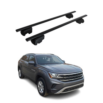 OMAC® - Black Flush-Mounted Roof Rails Cross Bars
