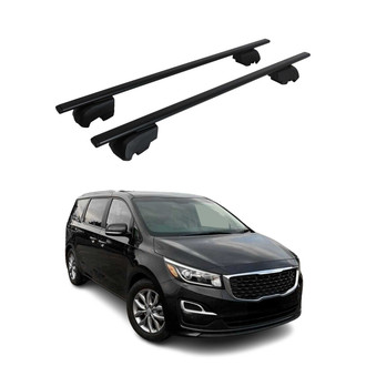 OMAC® - Black Flush-Mounted Roof Rails Cross Bars