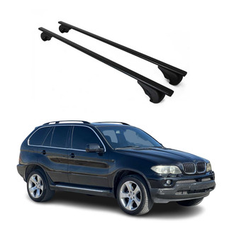 OMAC® - Black Raised Roof Rails Cross Bars
