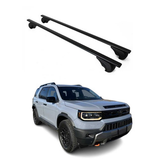OMAC® - Black Raised Roof Rails Cross Bars