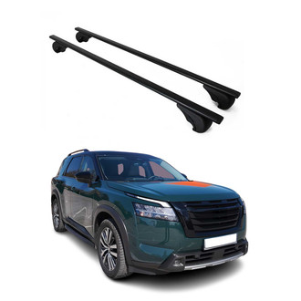 OMAC® - Black Raised Roof Rails Cross Bars