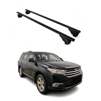 OMAC® - Black Raised Roof Rails Cross Bars