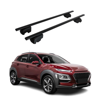 OMAC® - Black Flush-Mounted Roof Rails Cross Bars