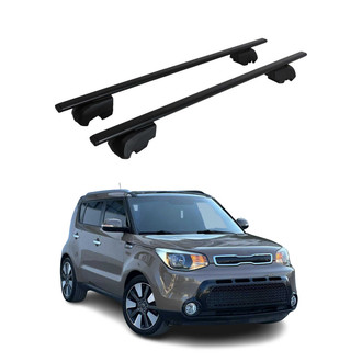 OMAC® - Black Flush-Mounted Roof Rails Cross Bars