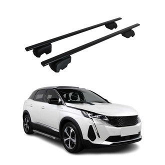 OMAC® - Black Flush-Mounted Roof Rails Cross Bars