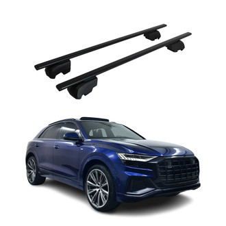 OMAC® - Black Flush-Mounted Roof Rails Cross Bars