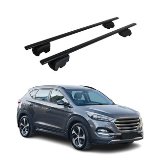 OMAC® - Black Flush-Mounted Roof Rails Cross Bars