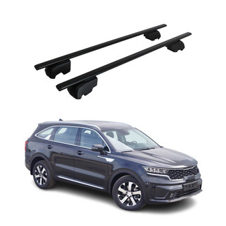 OMAC® - Black Flush-Mounted Roof Rails Cross Bars