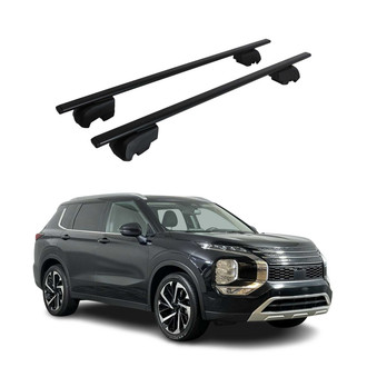 OMAC® - Black Flush-Mounted Roof Rails Cross Bars