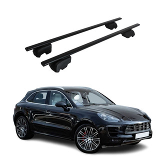 OMAC® - Black Flush-Mounted Roof Rails Cross Bars