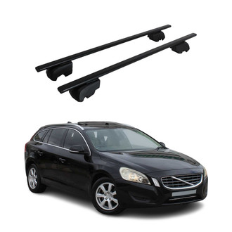 OMAC® - Black Flush-Mounted Roof Rails Cross Bars