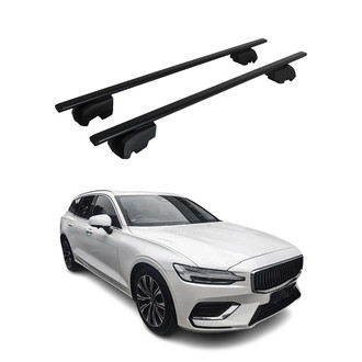 OMAC® - Black Flush-Mounted Roof Rails Cross Bars