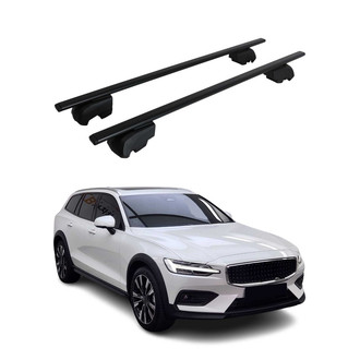 OMAC® - Black Flush-Mounted Roof Rails Cross Bars