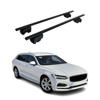OMAC® - Black Flush-Mounted Roof Rails Cross Bars