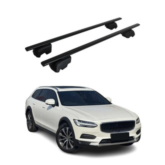 OMAC® - Black Flush-Mounted Roof Rails Cross Bars
