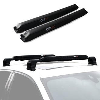 OMAC® VRT96SP001 - 19" Black Surfboard Windsurf Canoe Crossbar Pads
