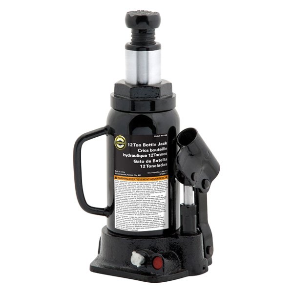 Omega Lift Equipment® - 12 t 9-1/4" to 18-5/8" Side Pump Hydraulic Bottle Jack