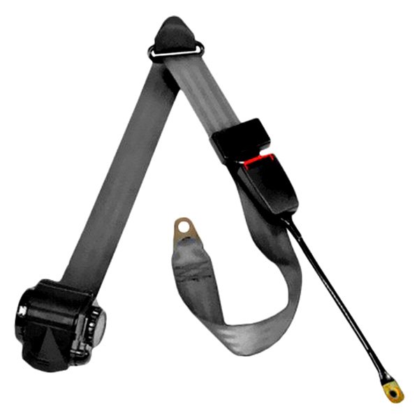 Omix-ADA® - Passenger Side Black Off Road Seat Belt