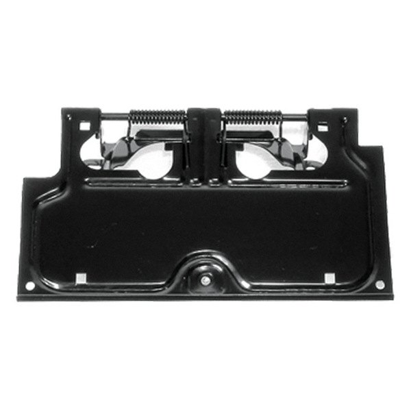 Omix-ADA® 11233.01 - Black Rear License Plate Bracket