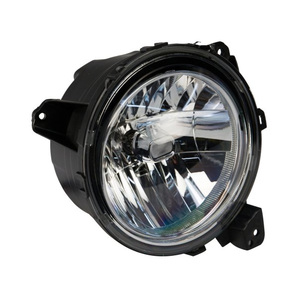 Omix-ADA® - Replacement 7" Round Chrome Composite Headlight