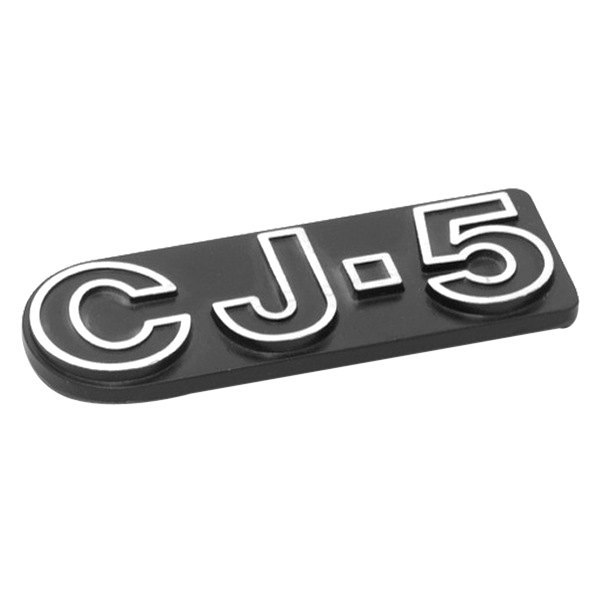 Omix-ADA® - "CJ5" Black Emblem