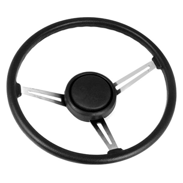 Omix-ADA® - Black Leather Steering Wheel Kit