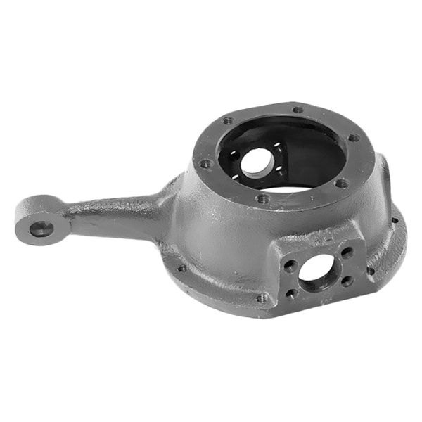 Omix-ADA® - Red Powdercoated Cast Iron Driver Side Steering Knuckle