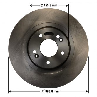 2015 Hyundai Santa Fe Replacement Brake Rotors - CARiD.com