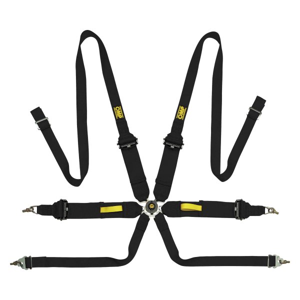 OMP® - 6-Point FIA 8853/2016 Saloon Safety Harness Sets, Black