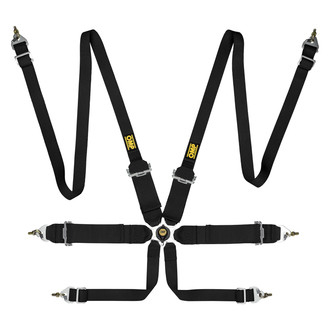 OMP® - 6-Point FIA 8853/2016 Saloon Safety Harness Sets, Black