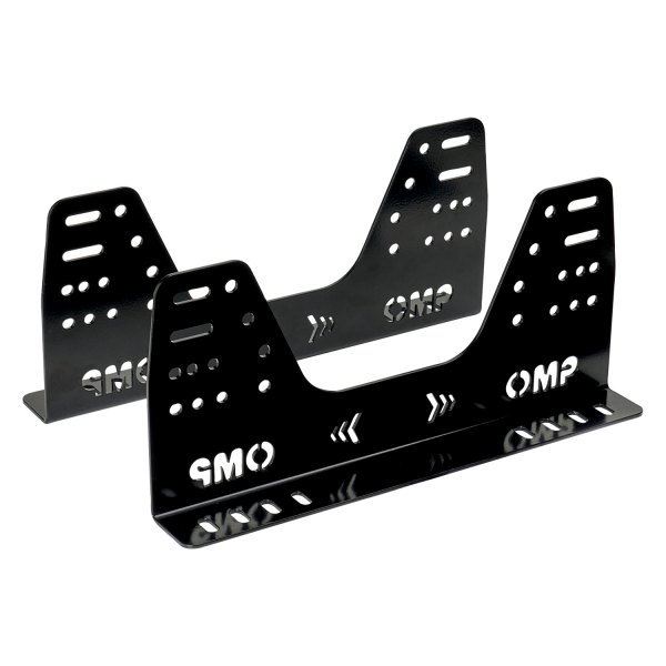 OMP® - Steel Low Side Mount Brackets, 400mm Length, Black