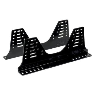 OMP® - Aluminum Tall Side Mount Brackets, 36 Holes, Black