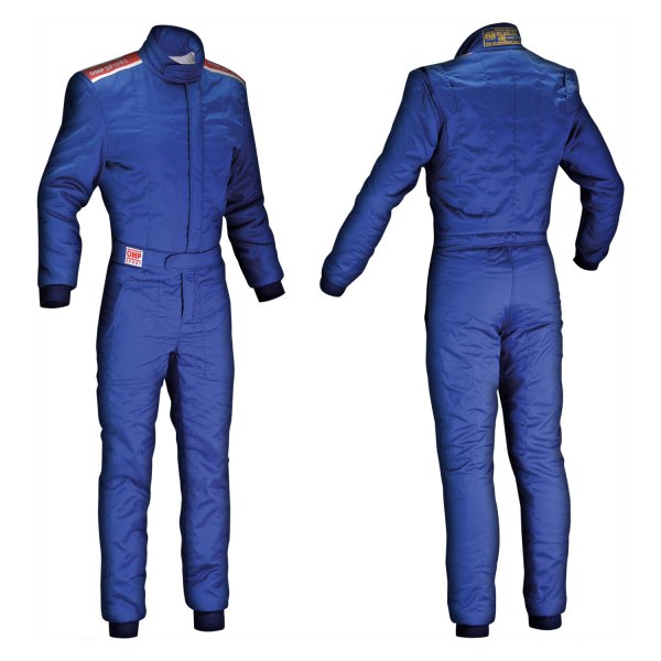 OMP® - Sport Series Blue XXL Cuffed Racing Suit