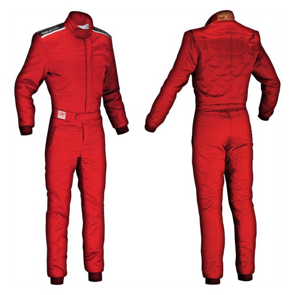 OMP® - Sport Series Red M Cuffed Racing Suit