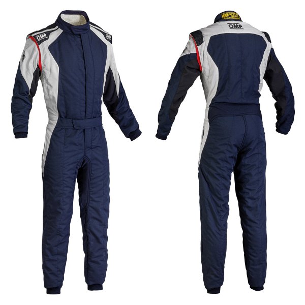 OMP® - First EVO Series Navy Blue/White 44 Racing Suit